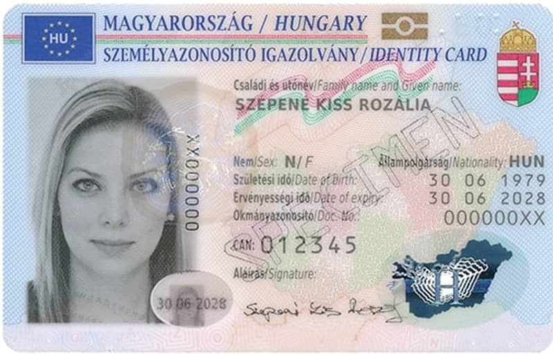 تصویر مدارک شناسایی مجارستان-Hungarian identification documents