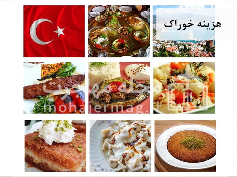 تصویر هزینه خوارک در ترکیه-The cost of food in Turkey