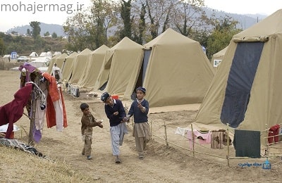 عکس کمپ پناهندگی کانادا