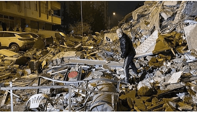 تصاویر خسارت زلزله ترکیه