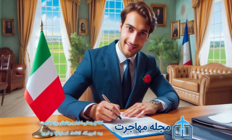 عکس مصاحبه سفارت ایتالیا