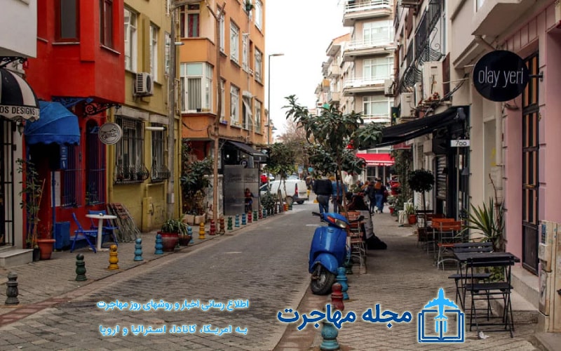 عکس خیابان مودا در محله کادیکوی