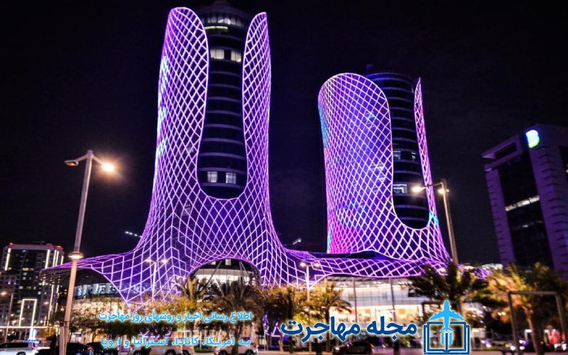 تصویر چشم انداز شهر لوسیل در قطر