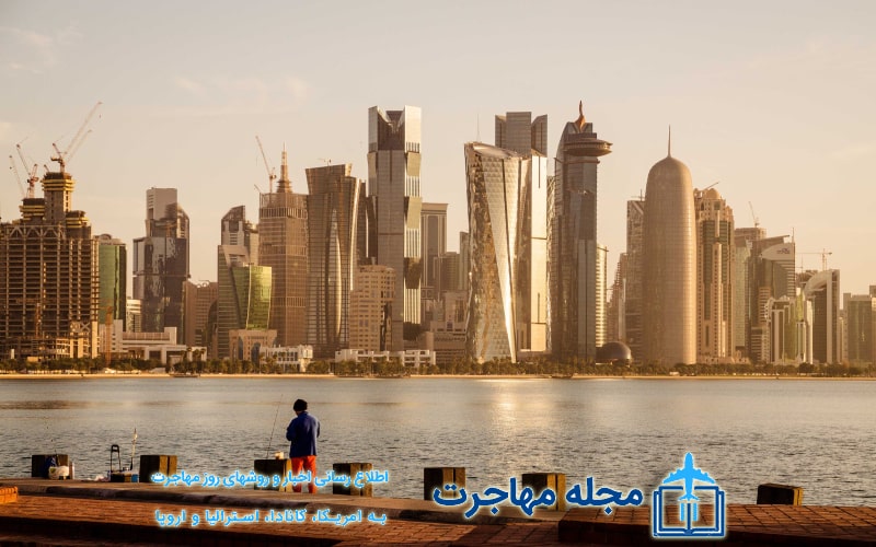 عکس اقامت قطر با پاسپورت قطری